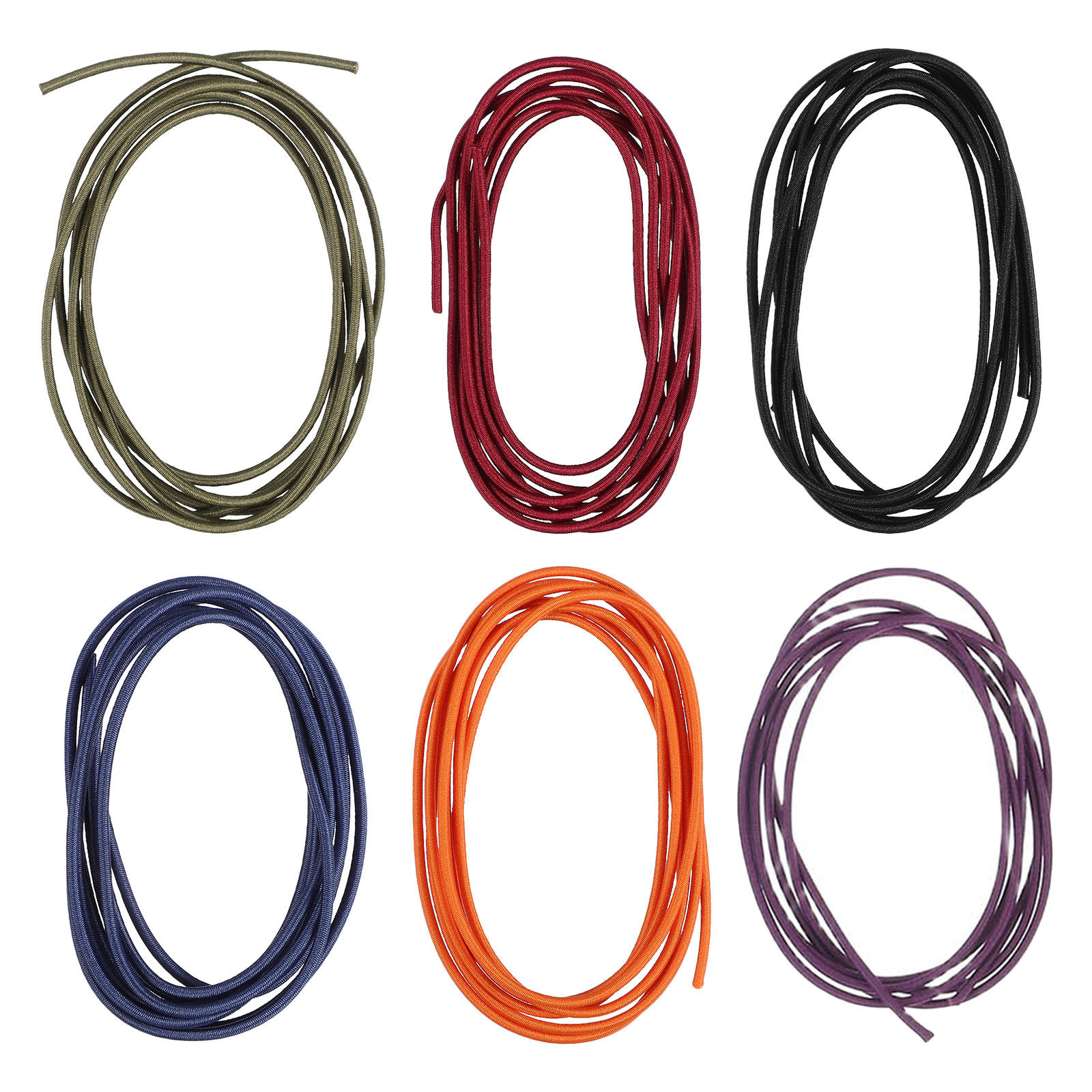 Stationery Books - 6Pcs Nylon Elastic Bands Stretchy Fixing