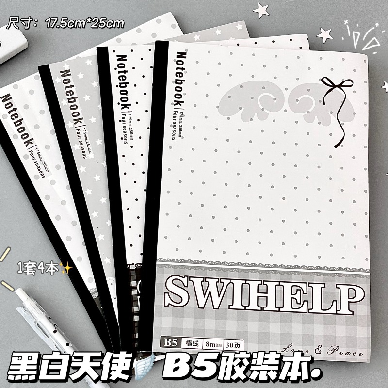4 Packs of Black and White Ang - Blank Sheet Music Notebook ulasan dan harga