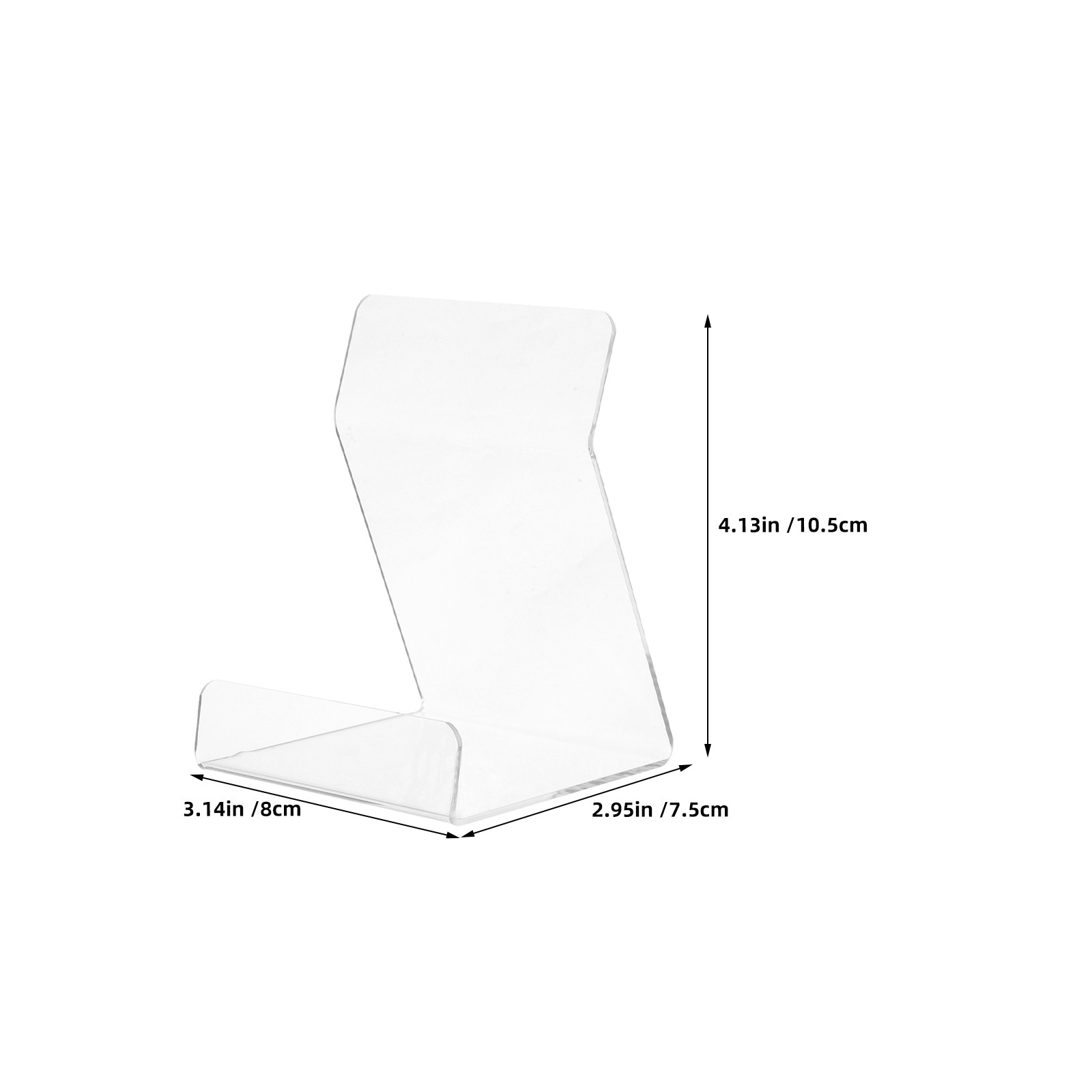 6 Pcs Acrylic Book Display Rac - Clear Acrylic Book Stand Holder ulasan dan harga