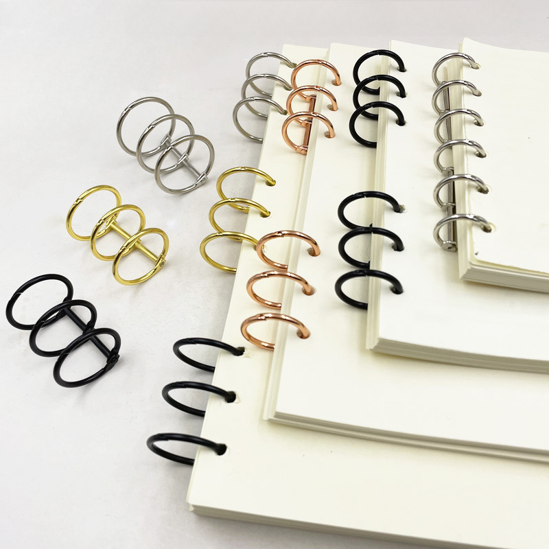 2pcs/set Metal Book Rings File - Stationery Books ulasan dan harga