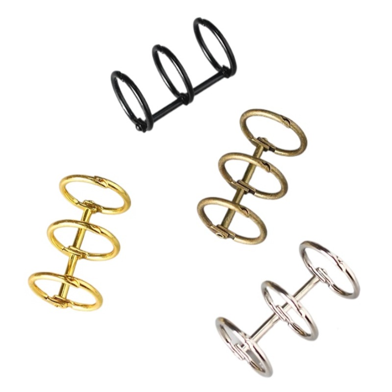 2pcs/set Metal Book Rings File - Stationery Books ulasan dan harga