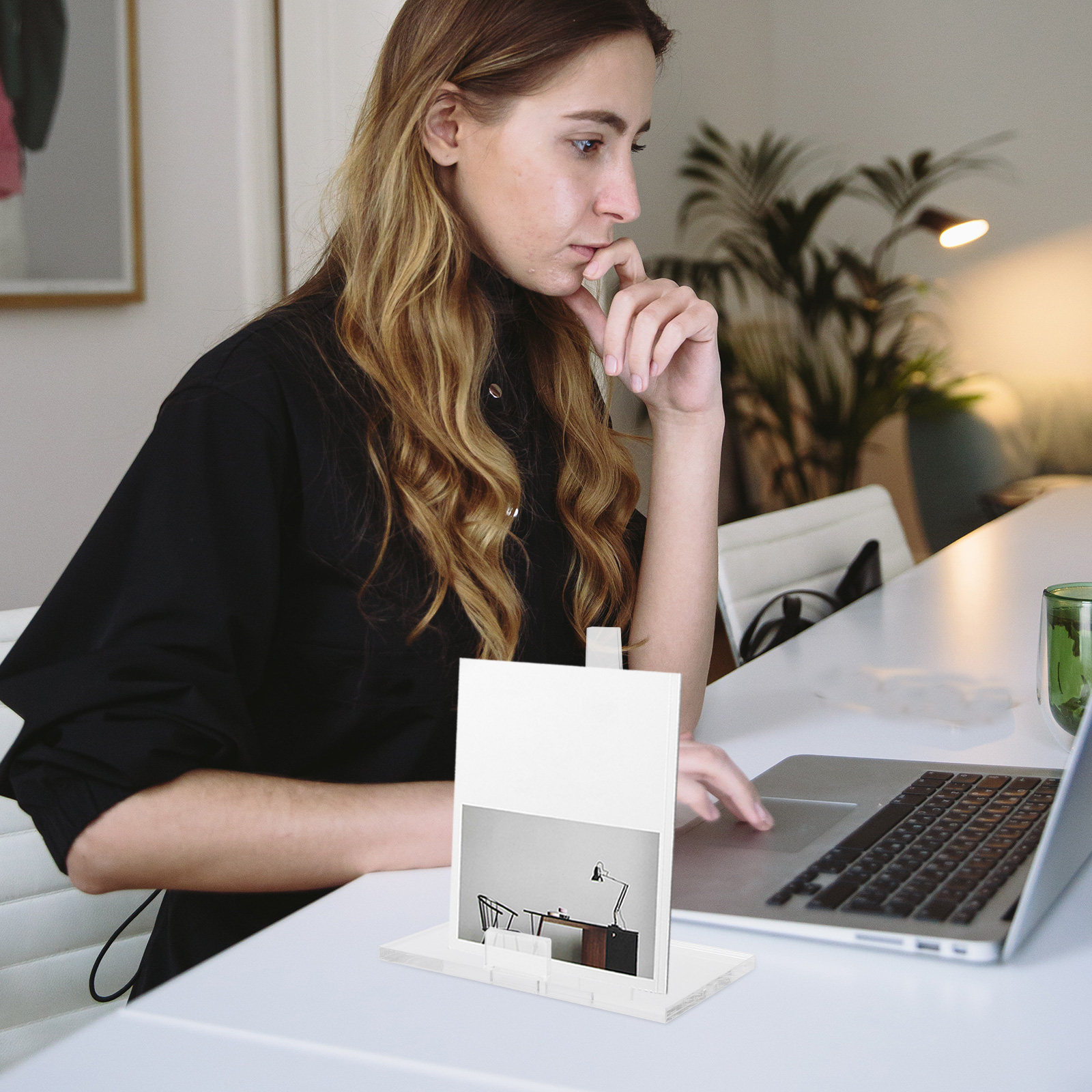 Portable Small Acrylic Picture - Clear Acrylic Book Stand Holder ulasan dan harga