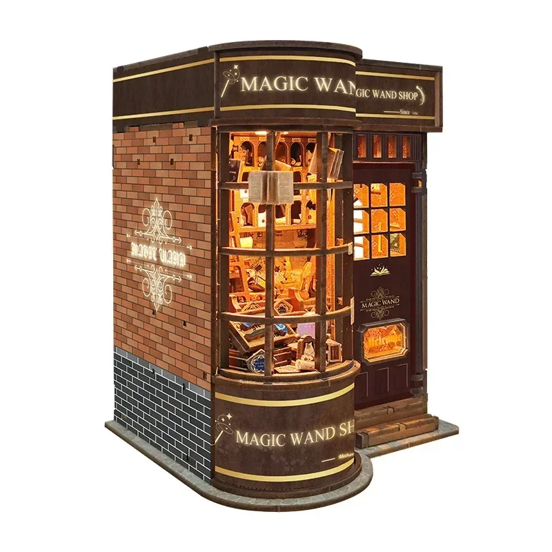 DIY Wooden Miniature Model Kit - Diy Wooden Book Nook Kit Shelf Insert ulasan dan harga