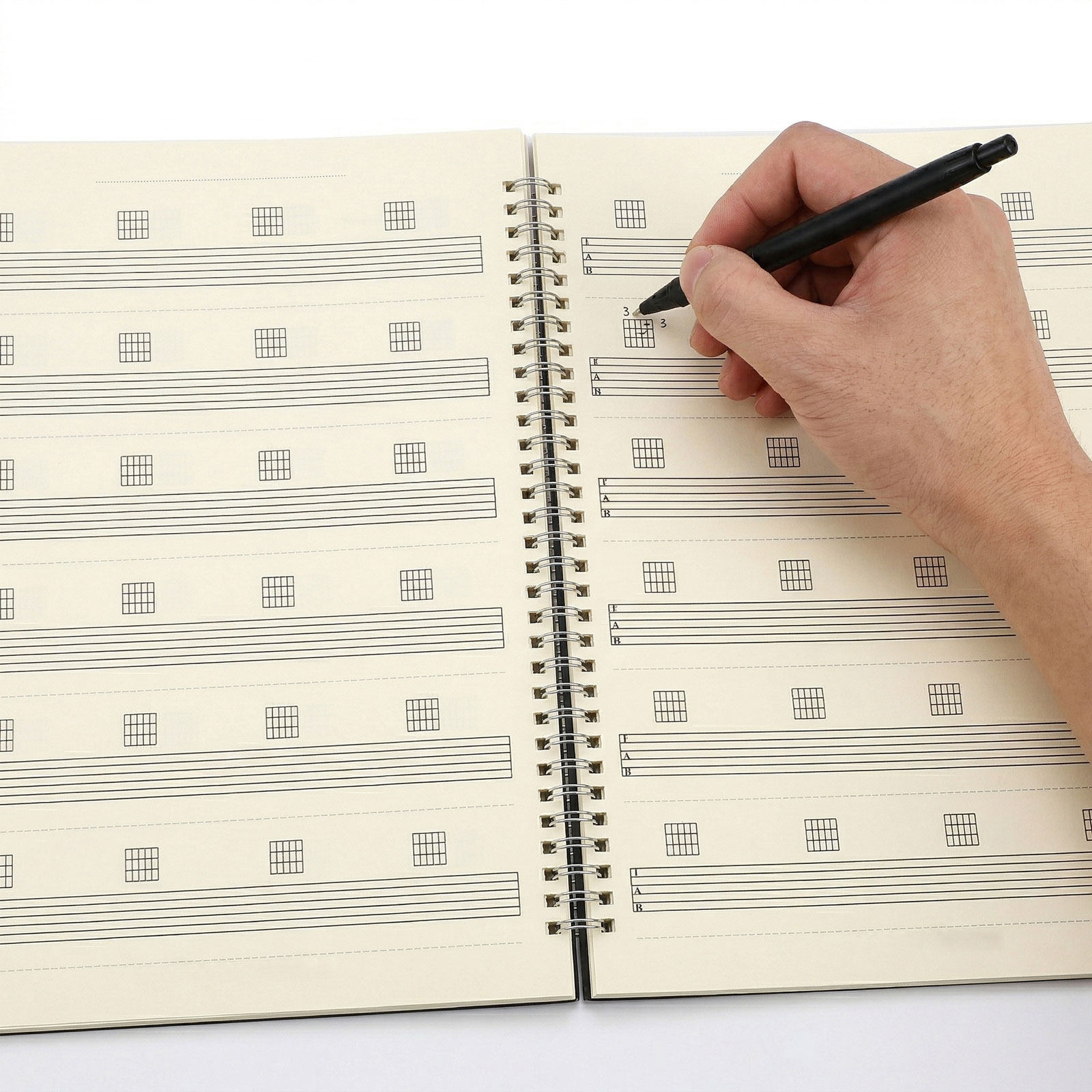 2Pcs Guitar Tab Manuscript Not - Blank Sheet Music Notebook ulasan dan harga