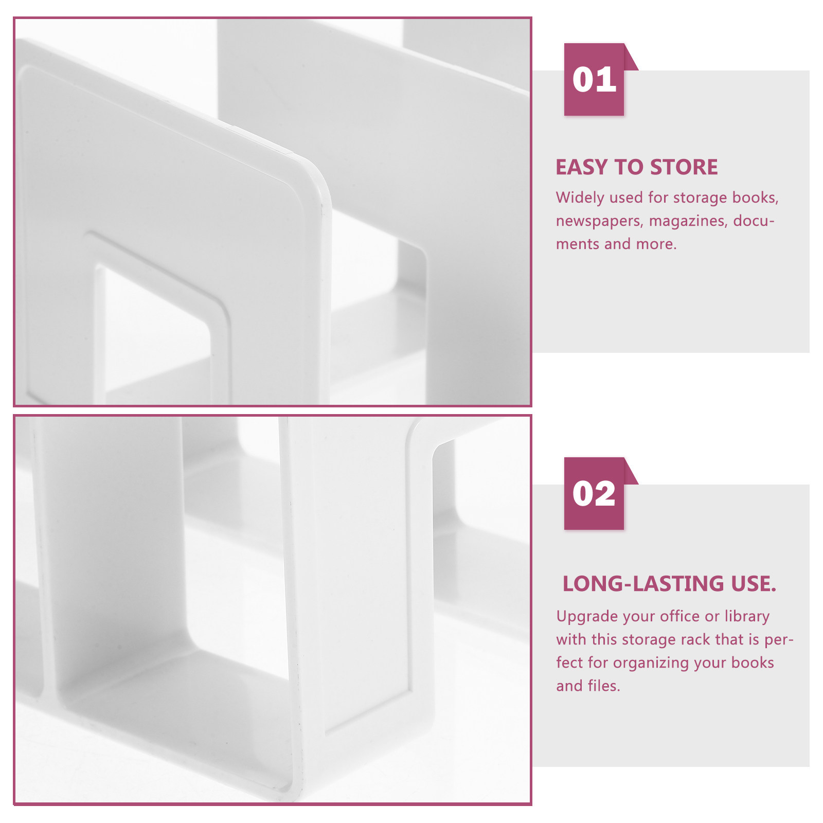 Stylish Acrylic Desktop Docume - Stationery Books ulasan dan harga