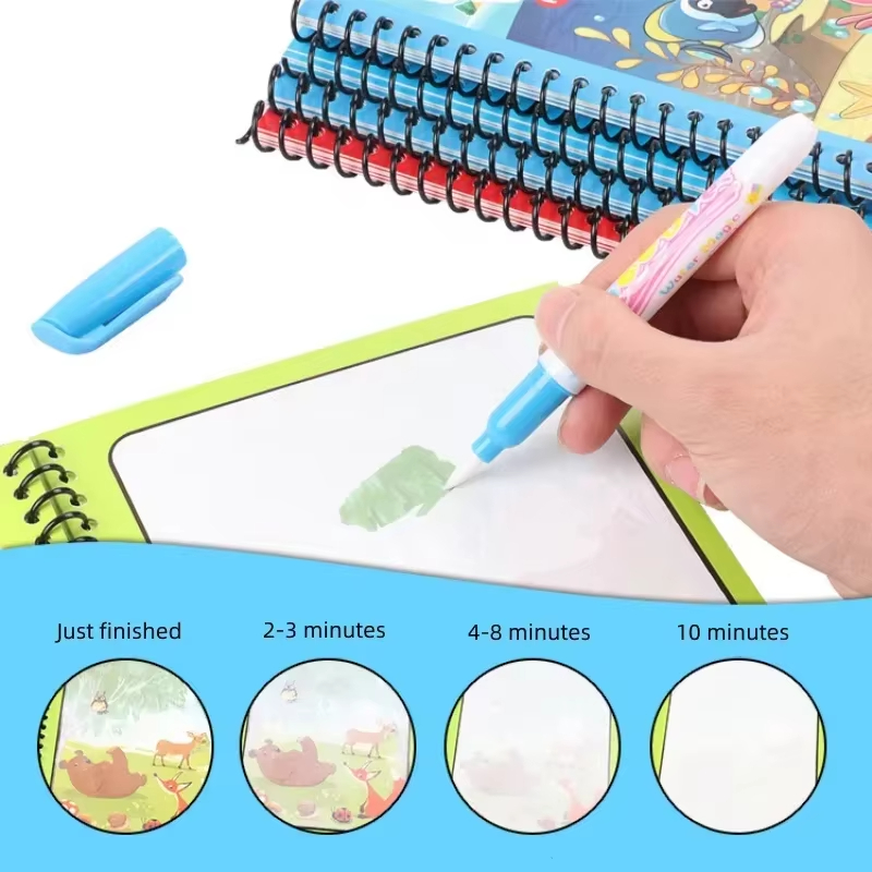 Cartoon Magic Water Drawing Bo - Reusable Water Magic Coloring Book ulasan dan harga