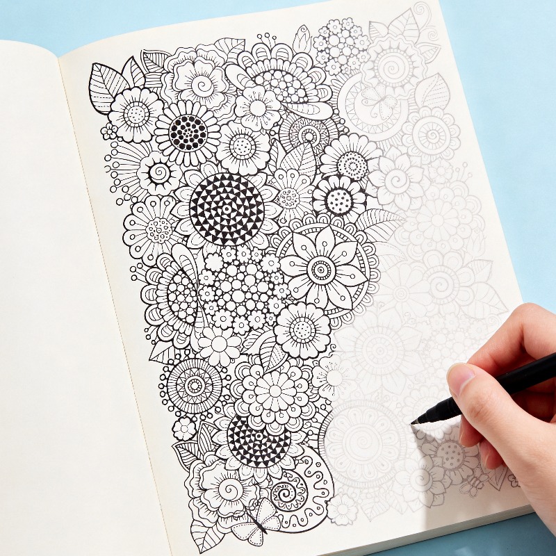 One Adult Stress Relief Hand D - Adult Coloring Book Stress Relief ulasan dan harga