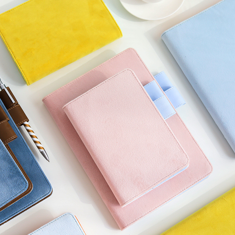 A6 Hobo French Velvet Fabric R - Vintage Leather Journal Notebook ulasan dan harga