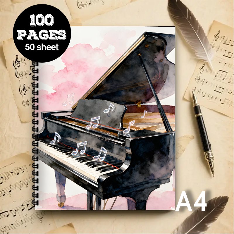 A4 Size, Music Notebook,Multi- - Blank Sheet Music Notebook ulasan dan harga