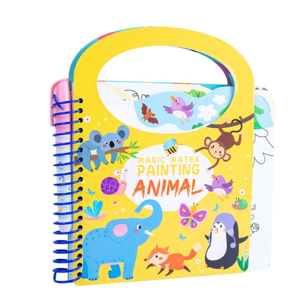 Reusable Water Drawing Montess - Reusable Water Magic Coloring Book ulasan dan harga
